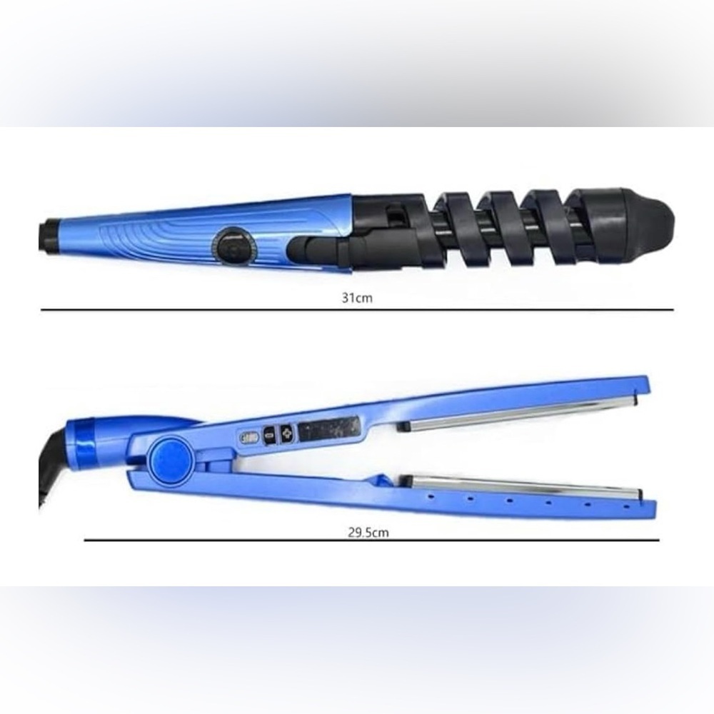 Multifunctional kit for straightening and combing hair